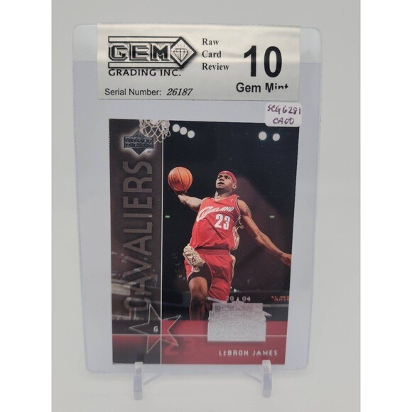 Other - 2004 Upper Deck National Baseball Card Day #UD-7 LeBron James GEM MINT 10